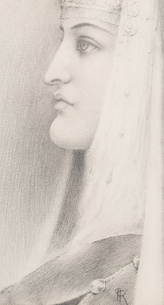   - &Eacute;tude pour Pass&eacute; ou Un profil oriental